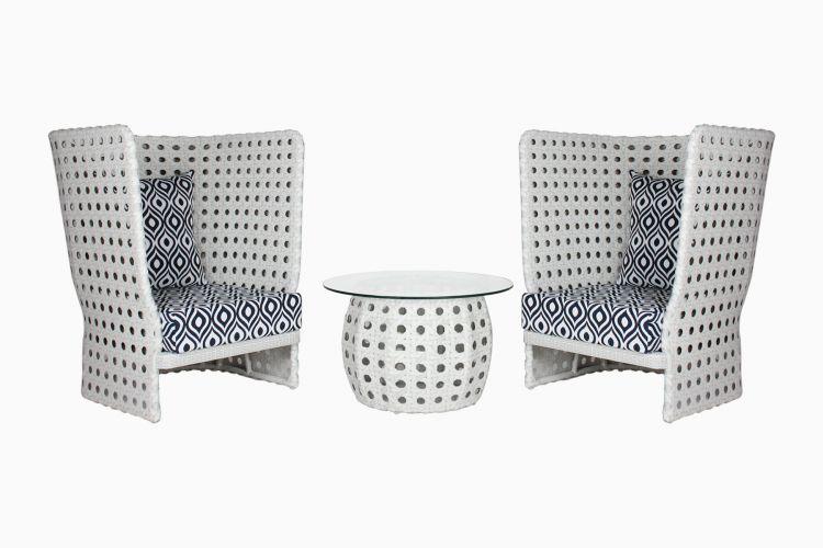 Canovile 3 Piece Outdoor-Indoor Coffee Seating Set