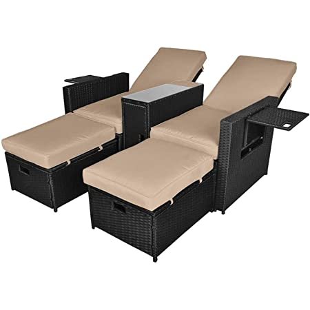 Rattan Lounger